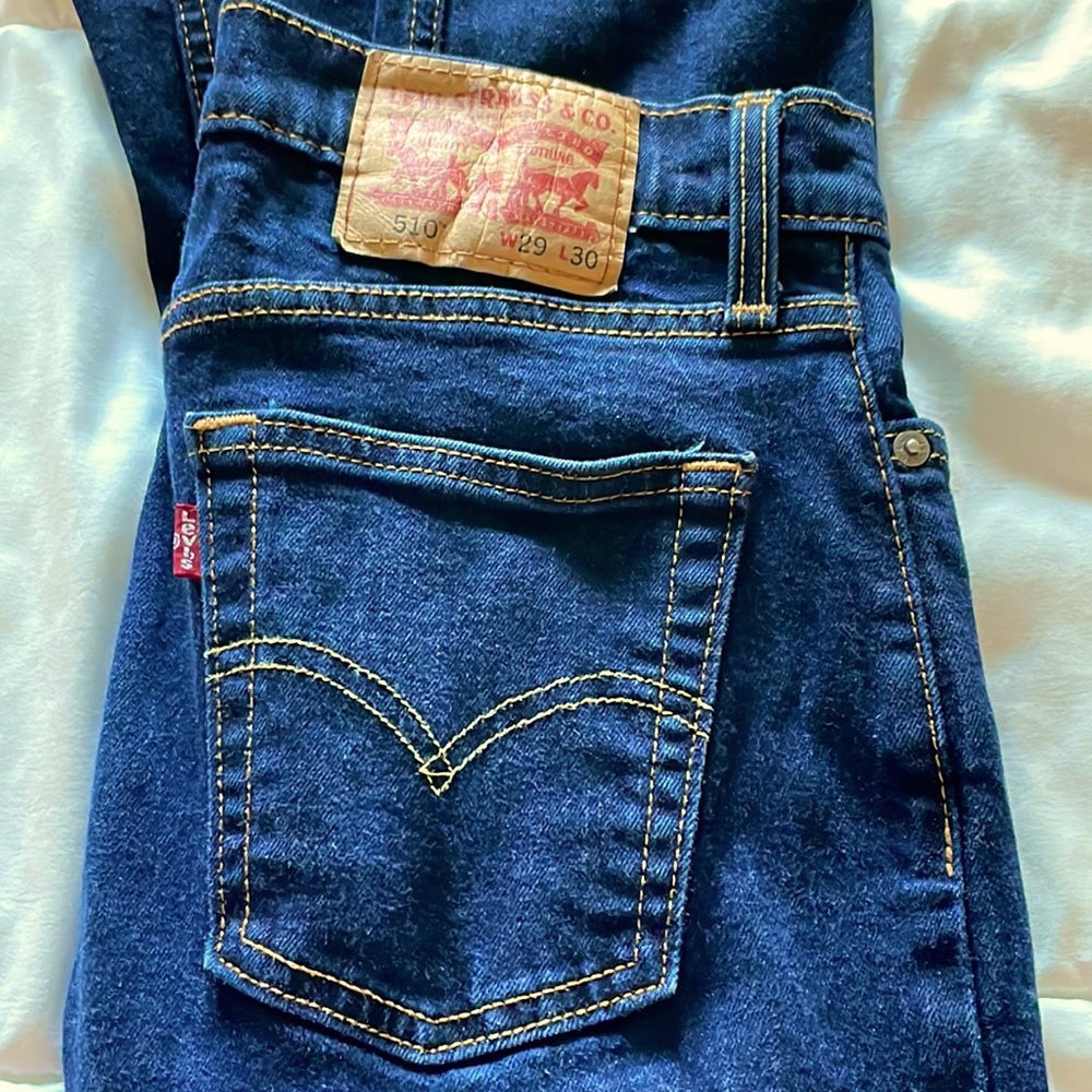 Denim Dark Blue Mens Levis 510